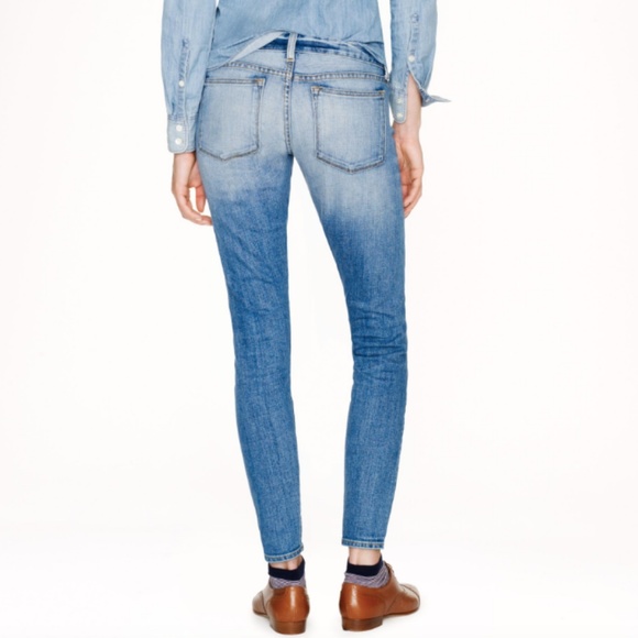J. Crew light wash Toothpick skinny ankle jeans - Picture 3 of 8